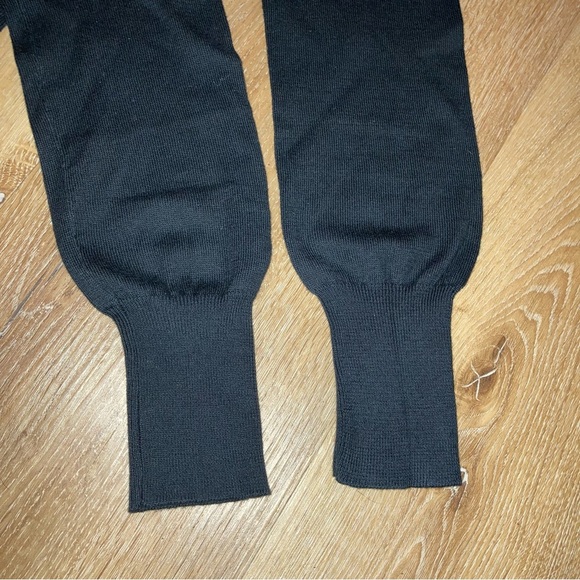 Old Navy Black Sweater with Beaded Detail Size Medium | Cardigan Preppy - Picture 13 of 14